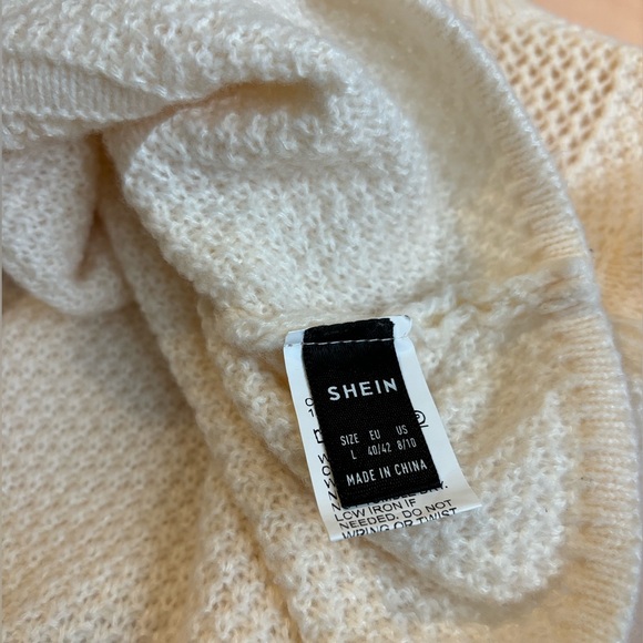 RUFFLE SLEEVE CROPPED TOP SOFT KNIT SZ LARGE - Picture 6 of 6